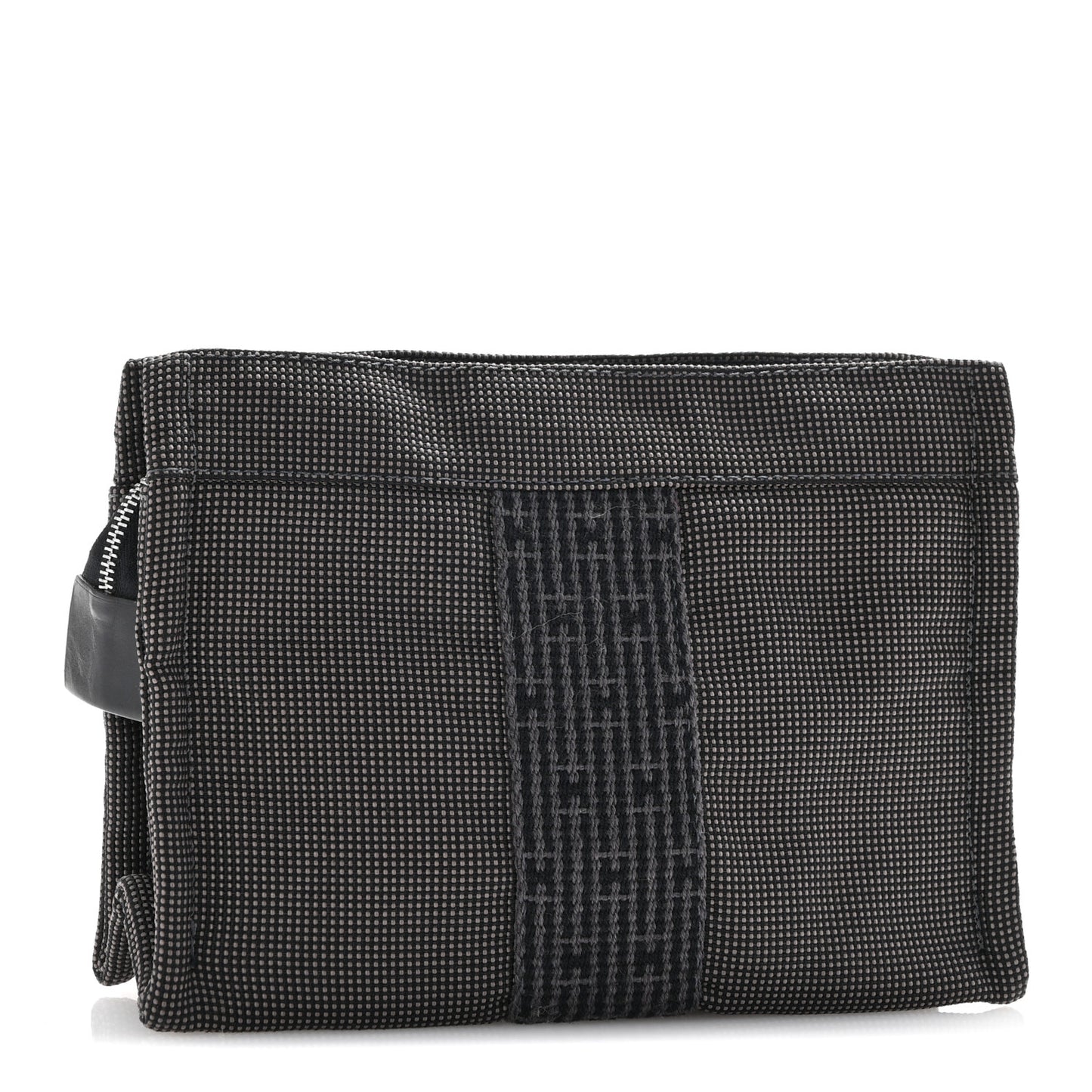 Canvas Herline Travel Cosmetic Pouch Grey