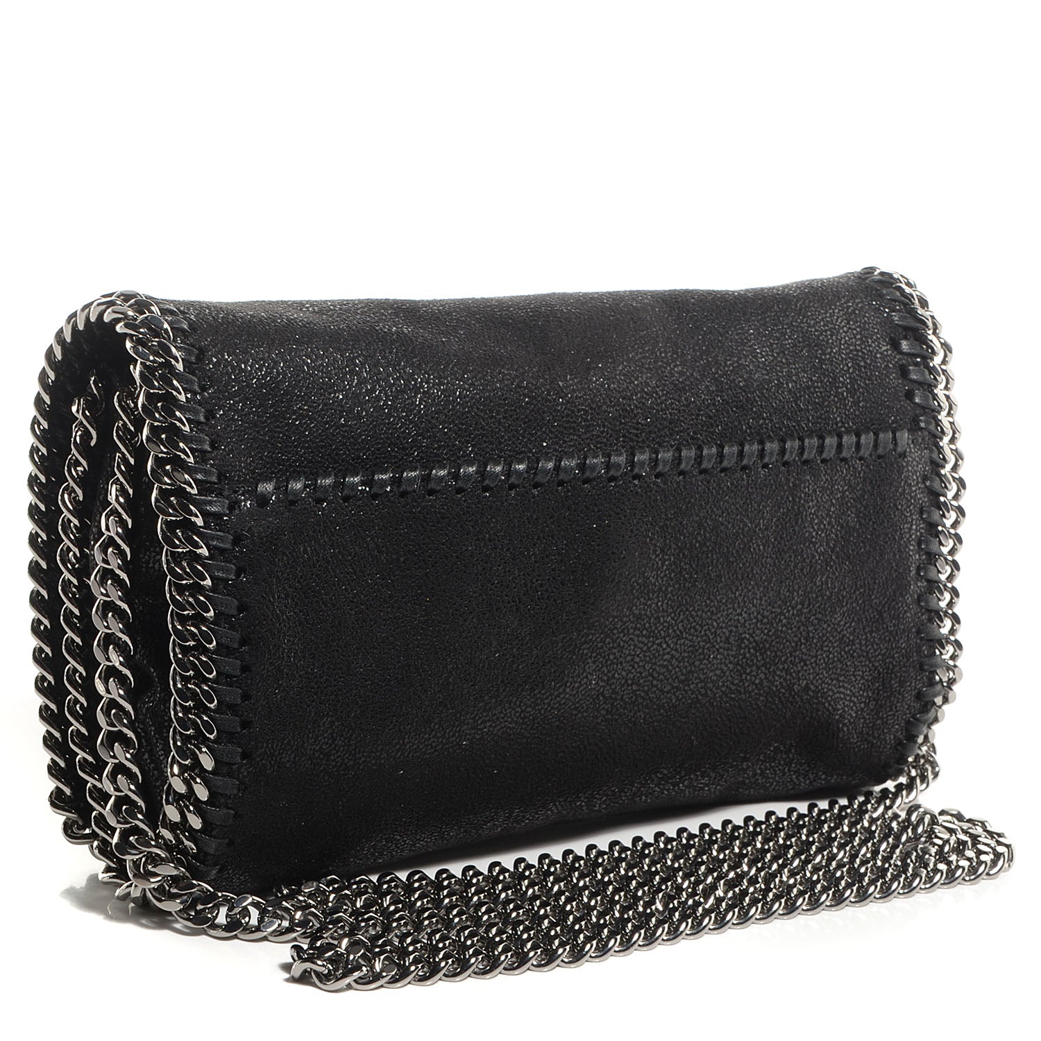 Stella McCartney Faux Leather Embellished Falabella Crossbody Black 3 of 8