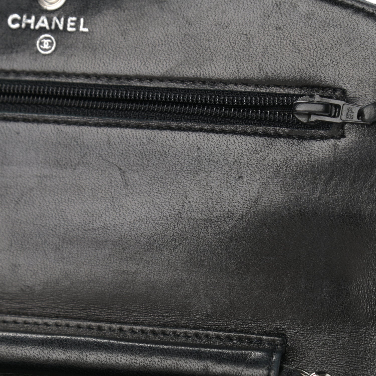 Chanel Caviar Timeless CC Wallet On Chain WOC Black 12 of 12