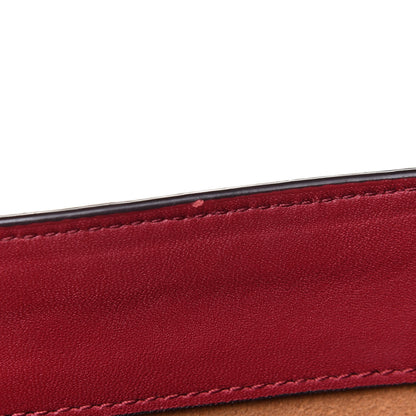 MCM Grained Calfskin Large Milla Convertible Backpack Ruby Red 11 of 11