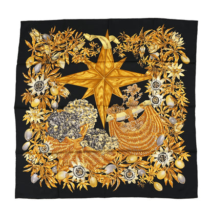 Hermes Silk Passiflores Scarf 90 1 of 4