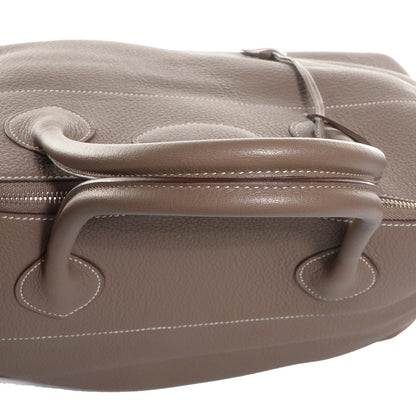 Hermes Taurillon Clemence Sac De Voyage Bolide 47 Etoupe 5 of 17