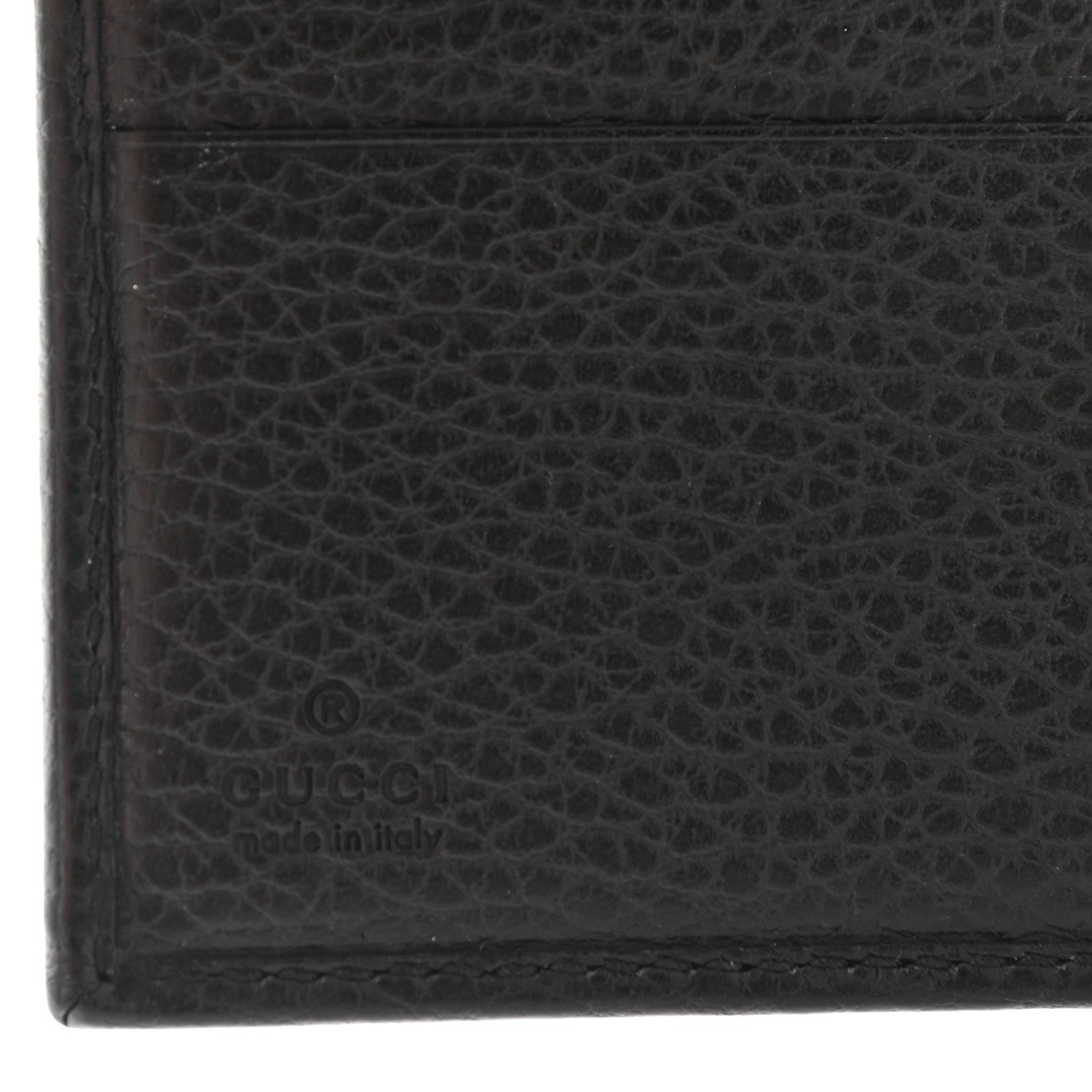 Gucci Dollar Calfskin Double G French Flap Wallet Black 7 of 10