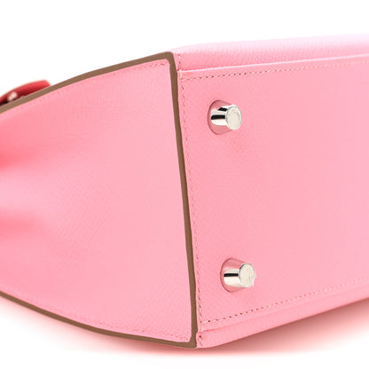 Hermes Epsom Kelly Sellier 25 Rose Confetti 8 of 10
