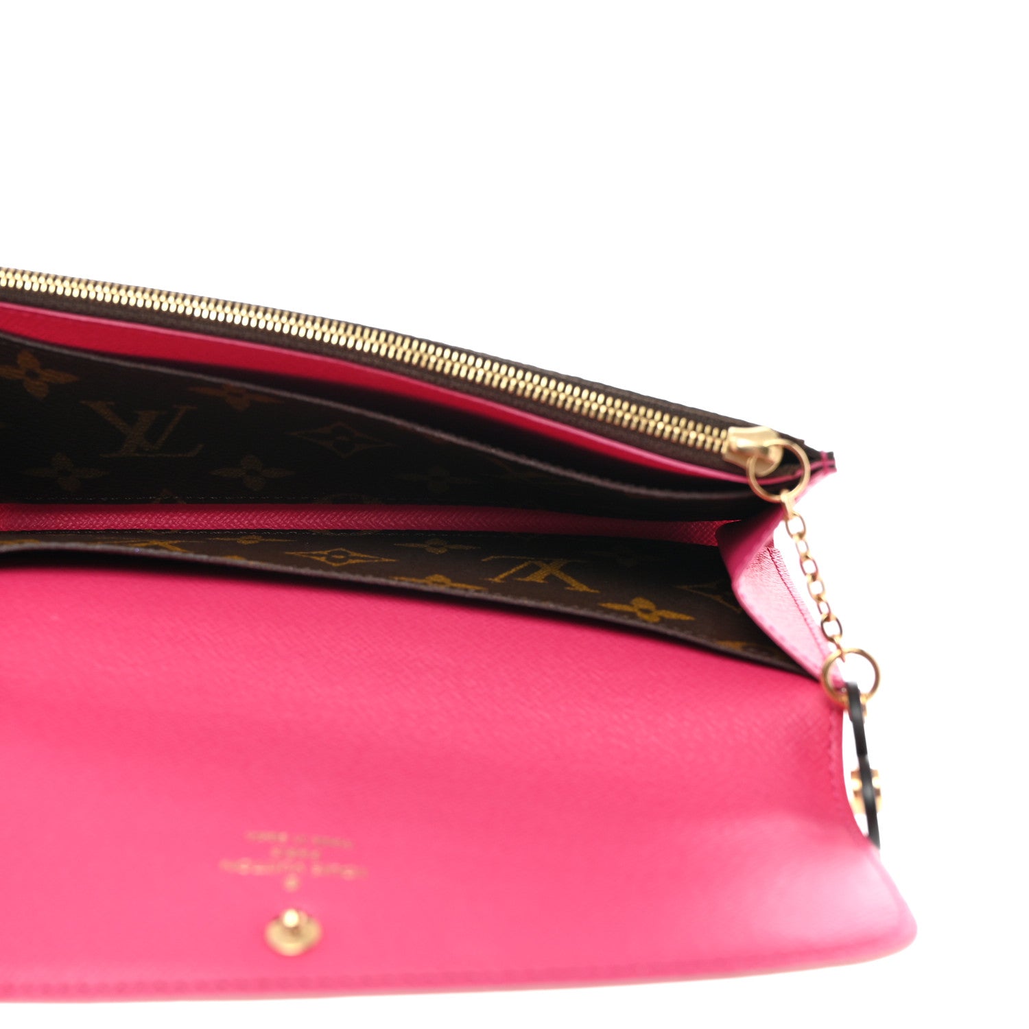 Louis Vuitton Monogram Bloom Flower Emilie Wallet Fuchsia 6 of 11
