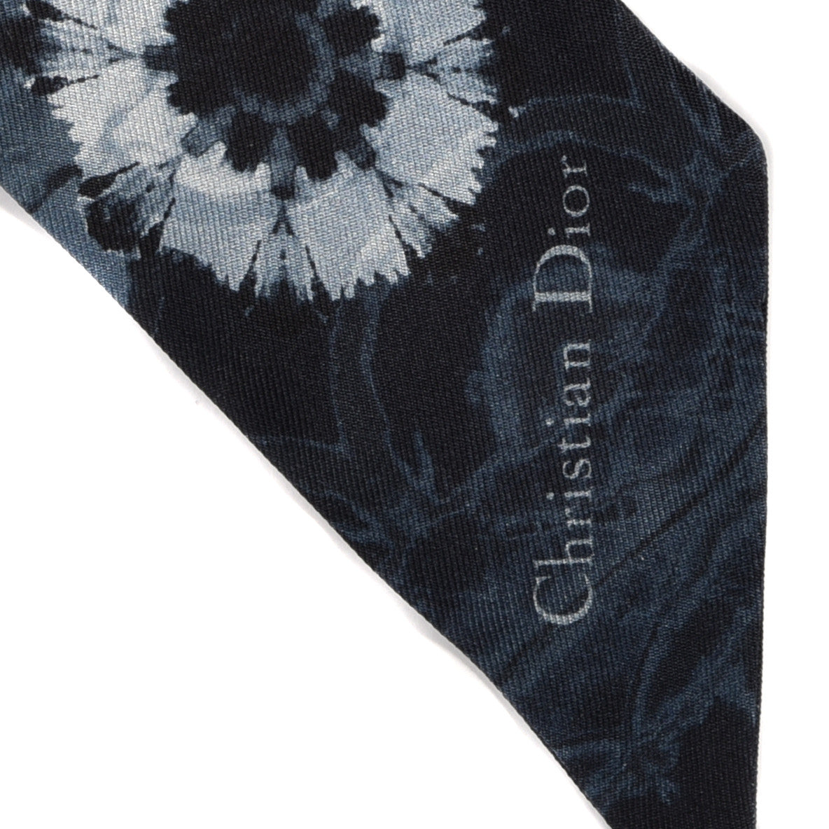 Christian Dior Silk KaleiDioroscopic Mitzah Scarf Blue 3 of 4