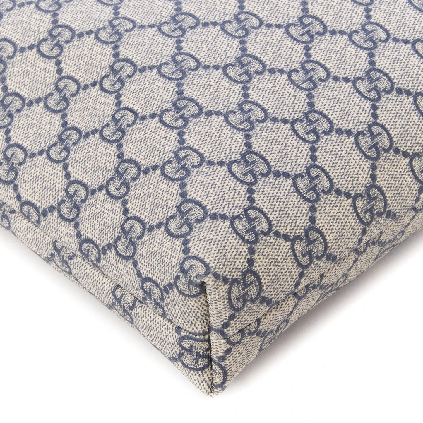 GG Plus Monogram Medium Flat Messenger Bag Navy