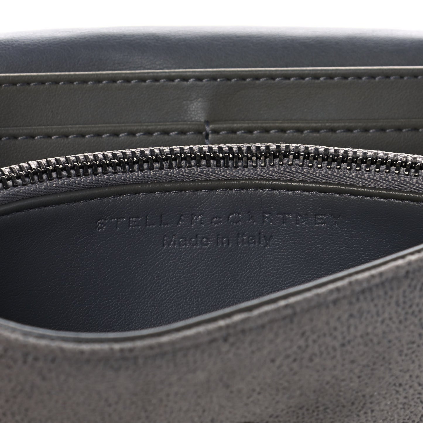 Shaggy Deer Falabella Flap Wallet Grey