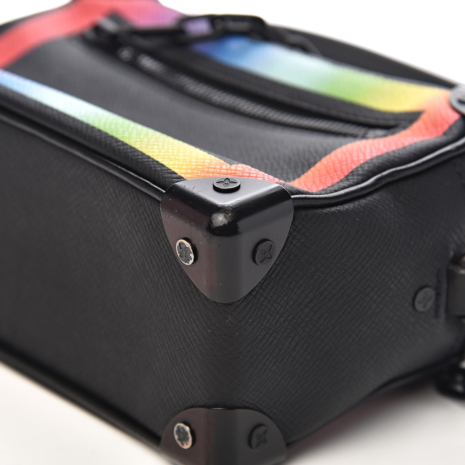 Louis Vuitton Taiga Rainbow Mini Soft Trunk Black 8 of 14