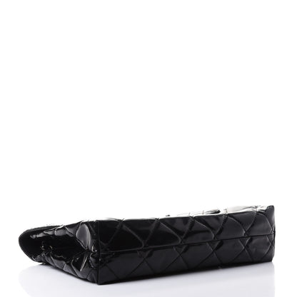 Chanel Vinyl Quilted In the Business Flap Bag Black 3 of 4