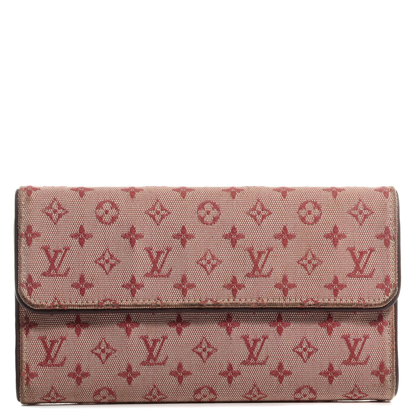 Mini Monogram Porte Tresor International Wallet Cherry