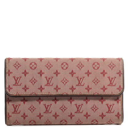 Louis Vuitton Mini Monogram Porte Tresor International Wallet Cherry 1 of 7
