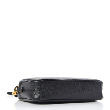 Prada Saffiano Mini Camera Crossbody Bag Black 5 of 11