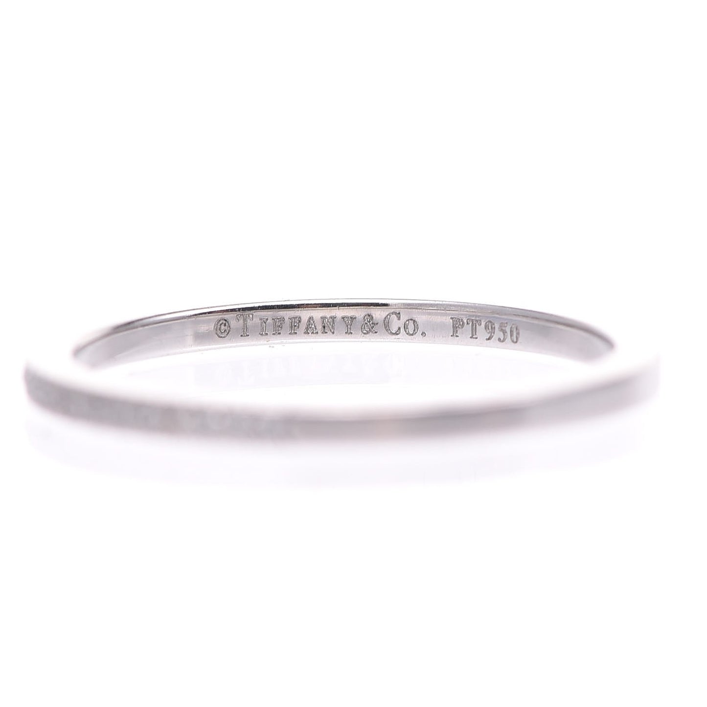 Platinum Diamond Lucida Half Circle Wedding Band Ring 59.1 6