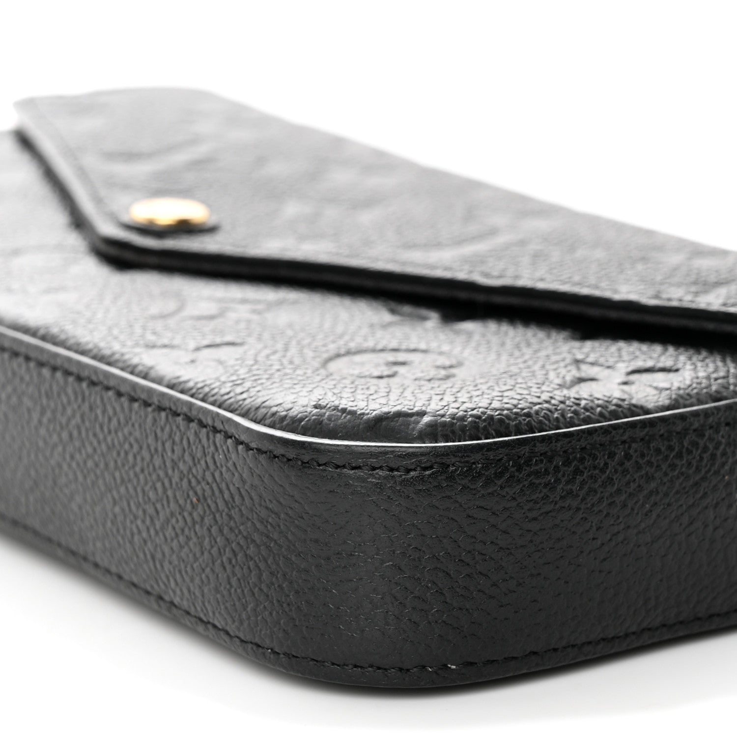 Louis Vuitton Empreinte Pochette Felicie Chain Wallet Black 10 of 15