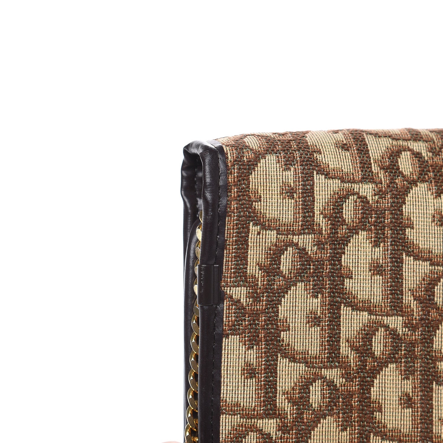 Christian Dior Monogram Chain Flap Brown 7 of 12