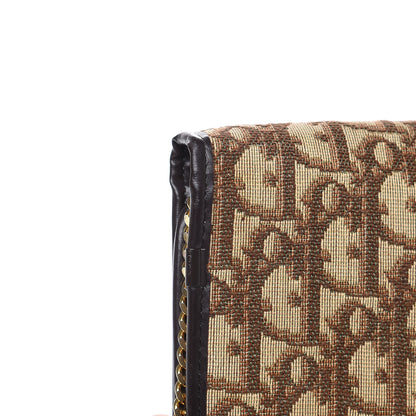 Christian Dior Monogram Chain Flap Brown 7 of 12