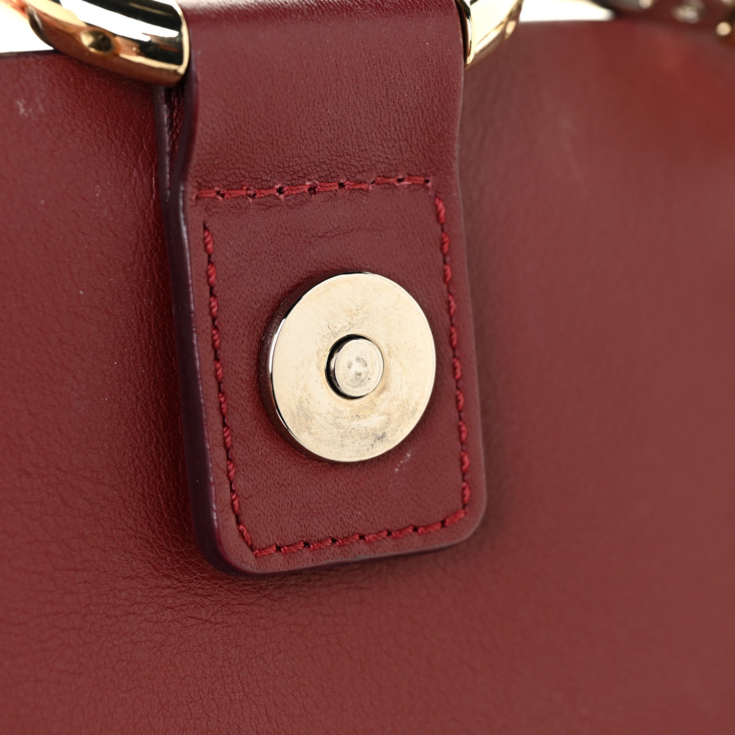 Chloe Suede Calfskin Small Faye Shoulder Bag Plum Purple 11 of 15