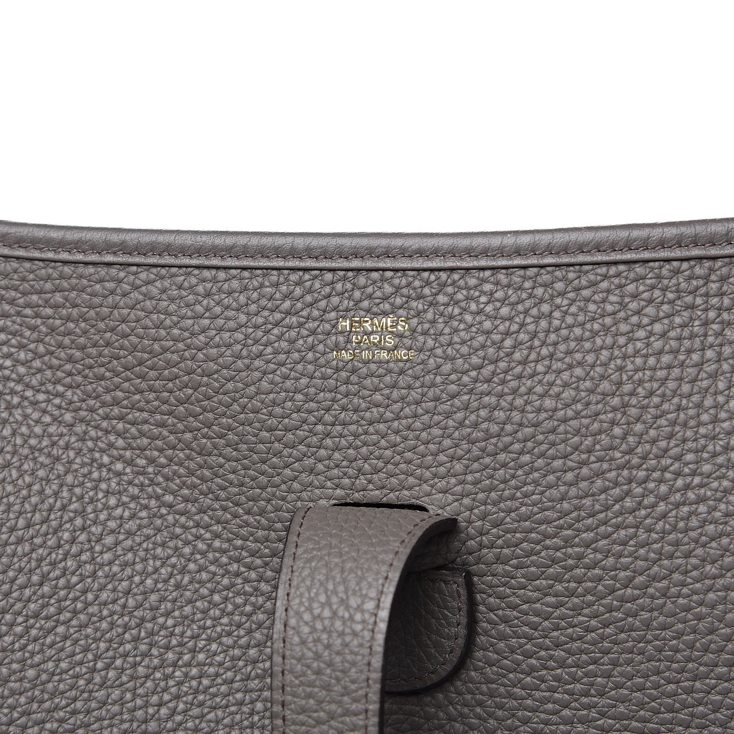 Hermes Taurillon Clemence Evelyne III GM Etain 6 of 10