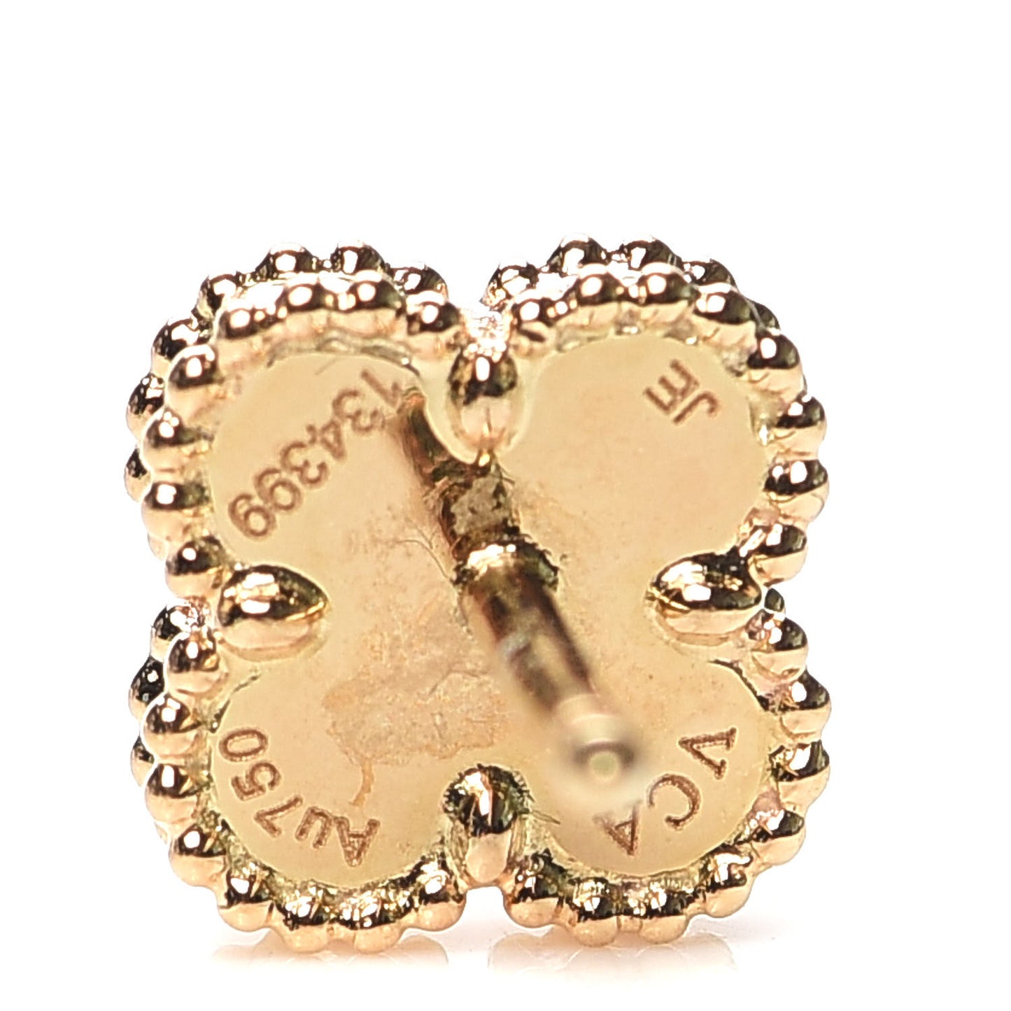 18K Yellow Gold Turquoise Sweet Alhambra Earrings