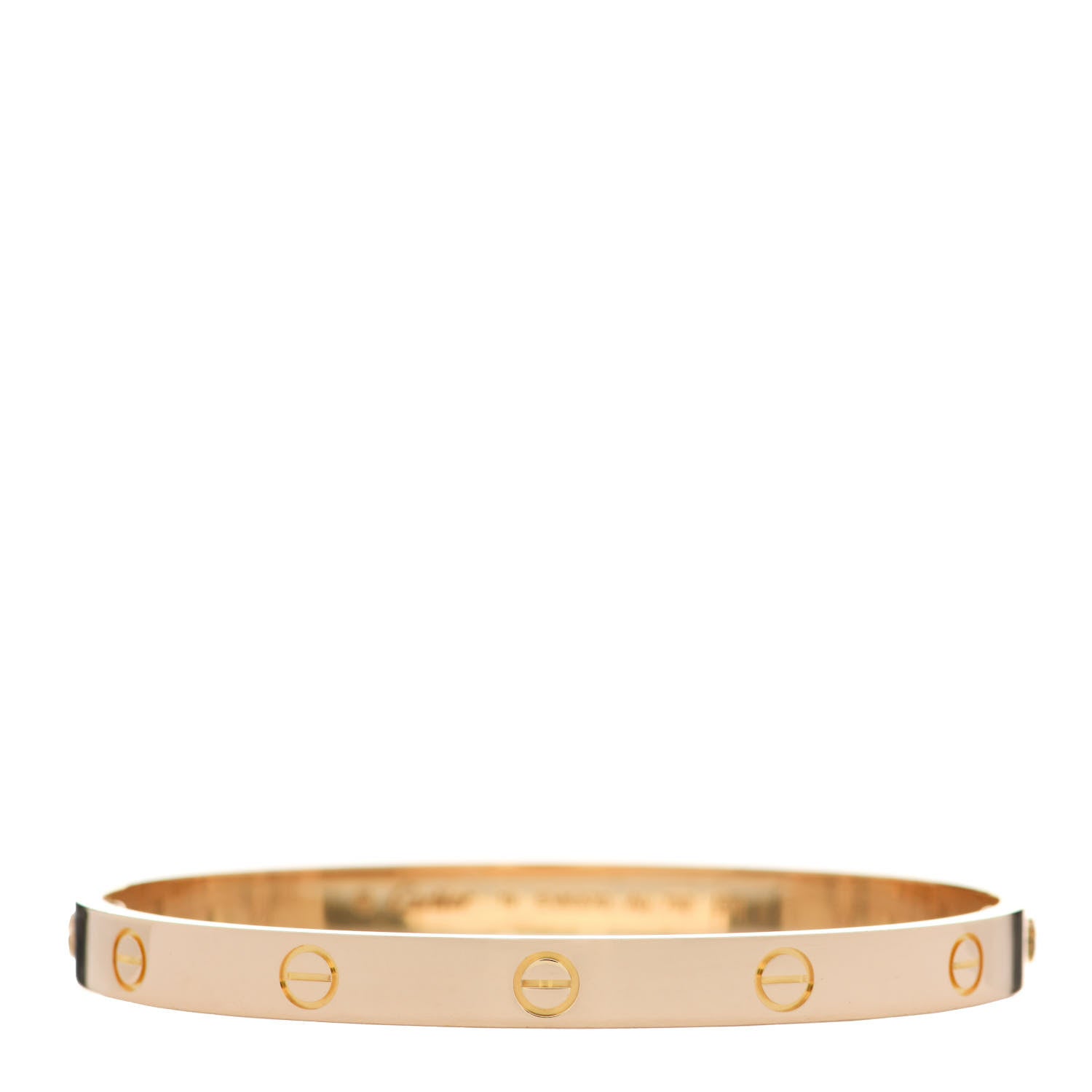 Cartier 18K Yellow Gold LOVE Bracelet 19 1 of 7