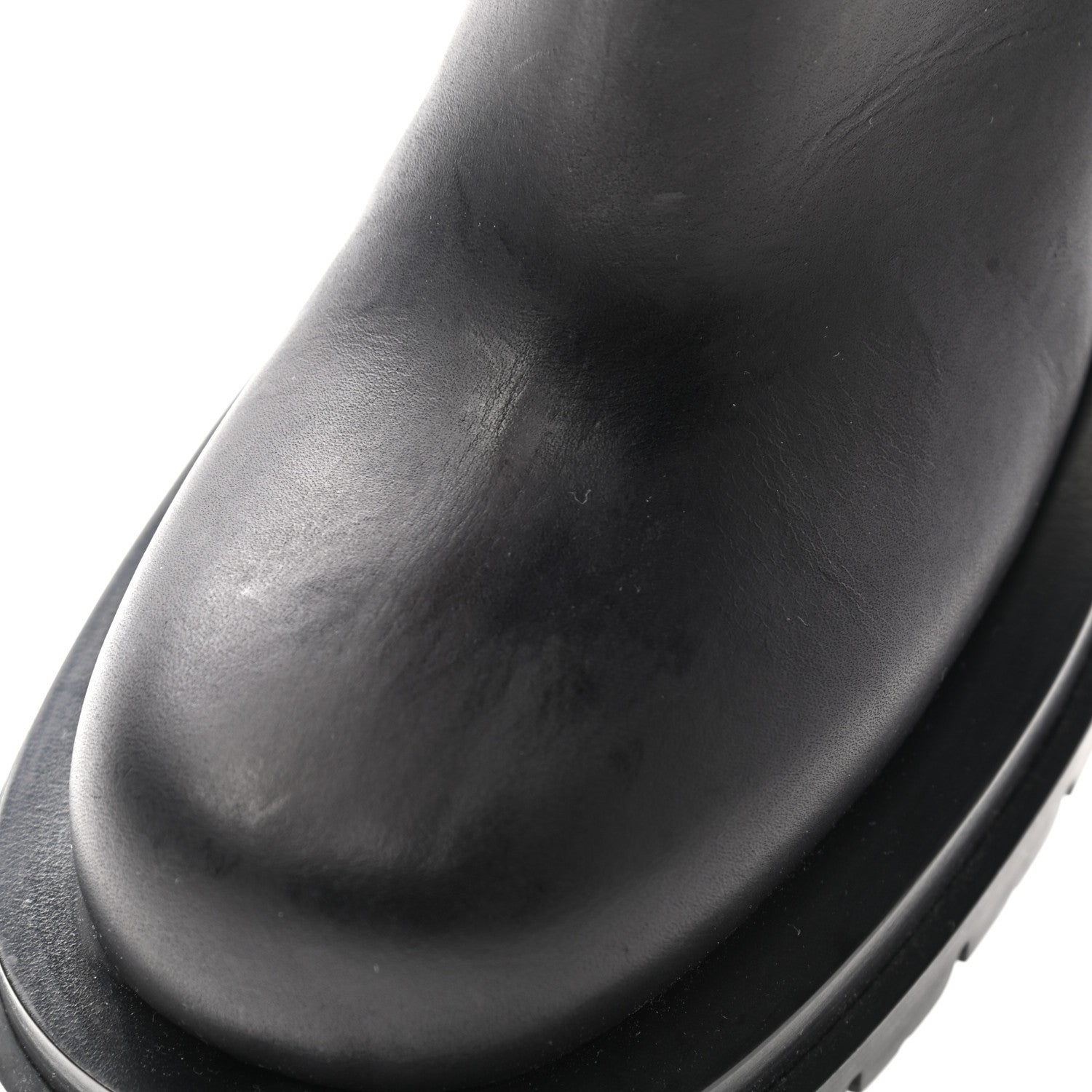 Bottega Veneta Calfskin The Lug Chelsea 30/70mm Ankle Boots 38.5 Black 8 of 9