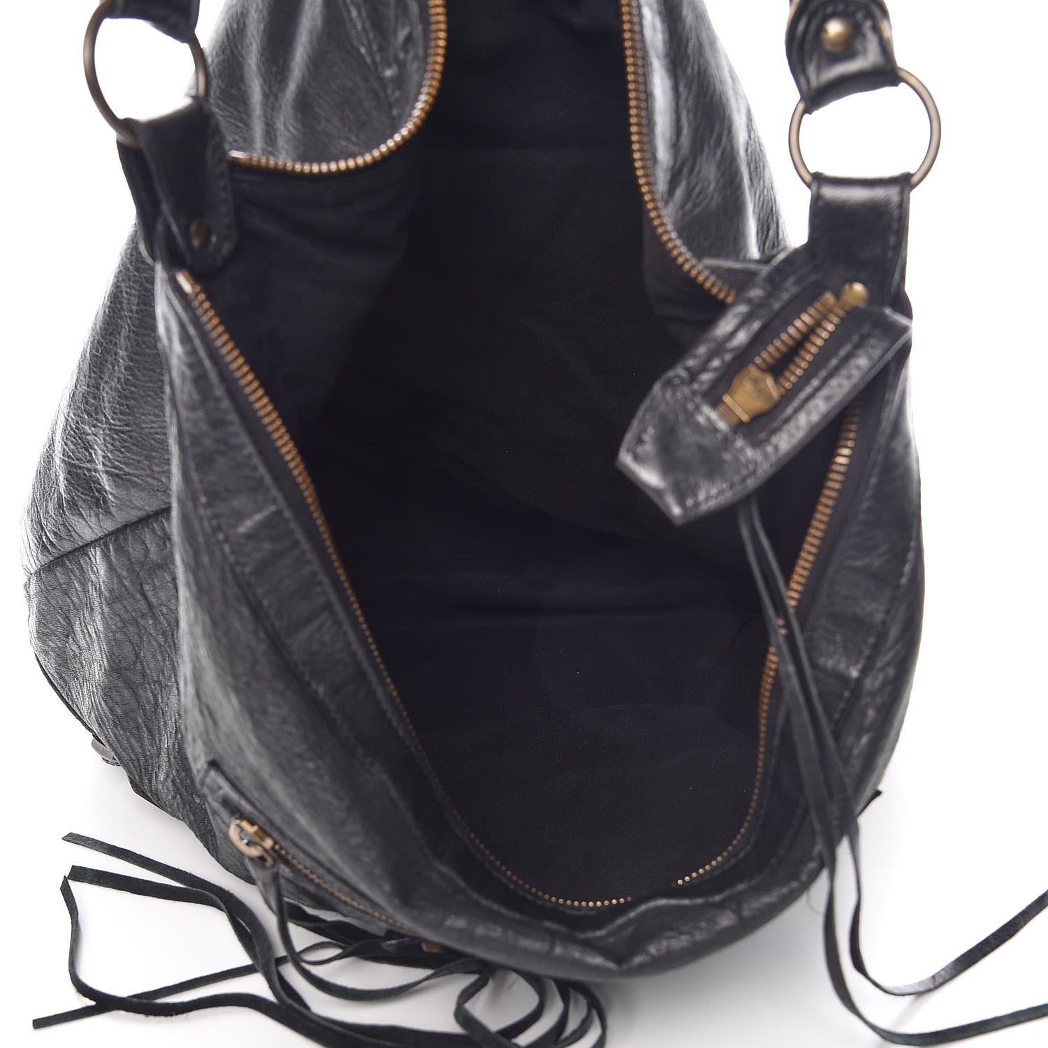 Balenciaga Agneau Classic Hardware Day Hobo Black 5 of 12