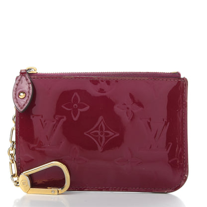 Louis Vuitton Vernis Key Pouch Magenta 2 of 8