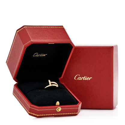Cartier 18K Yellow Gold Diamond Juste Un Clou Ring 51 5.75 6 of 6