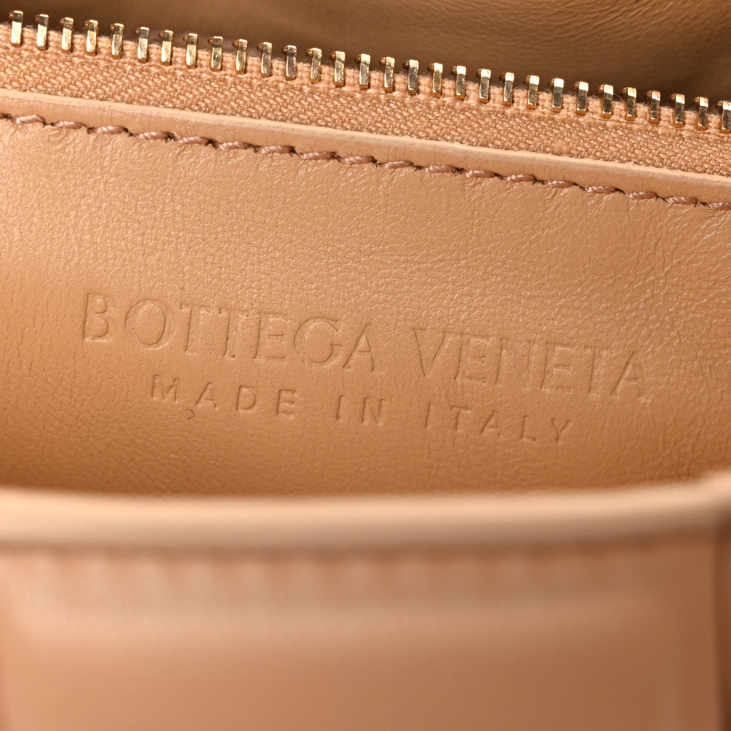 Bottega Veneta Lambskin Maxi Intreccio Padded Chain Cassette Crossbody Bag Almond 6 of 11
