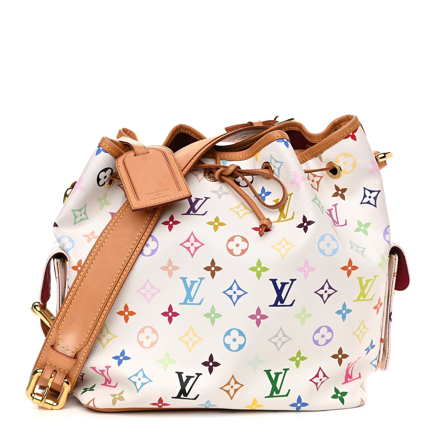 Louis Vuitton Monogram Multicolor Petit Noe White 1 of 10