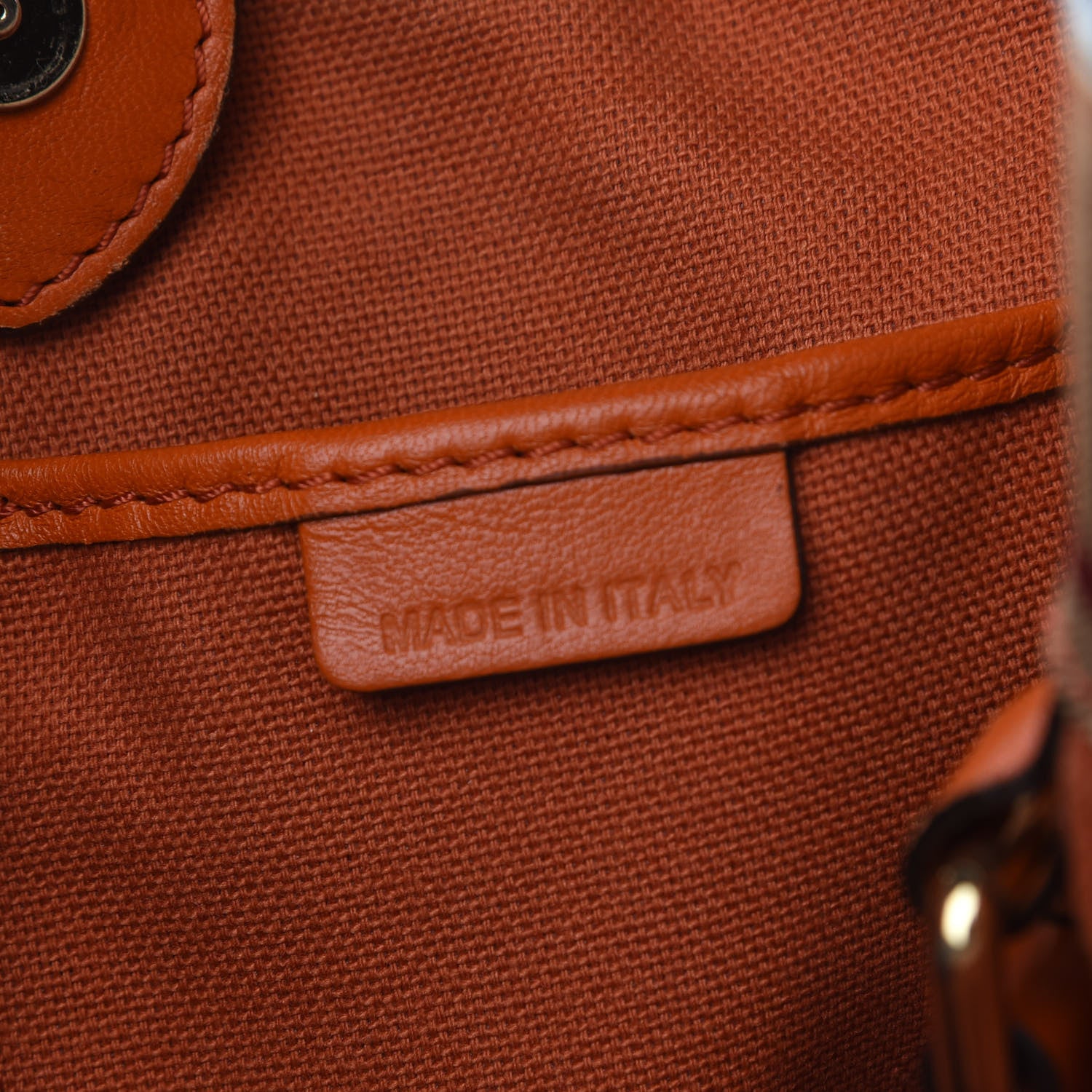 Burberry Haymarket Check Small Canterbury Tote Orange 6 of 13