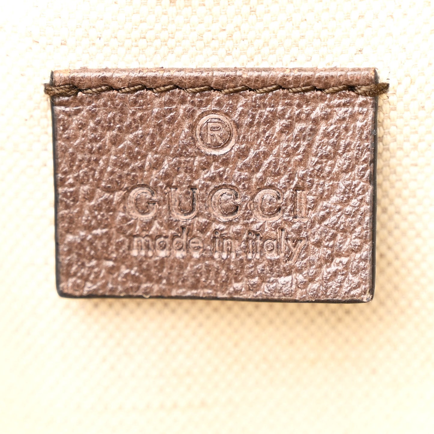 GG Supreme Monogram Neo Vintage Web Belt Bag Brown