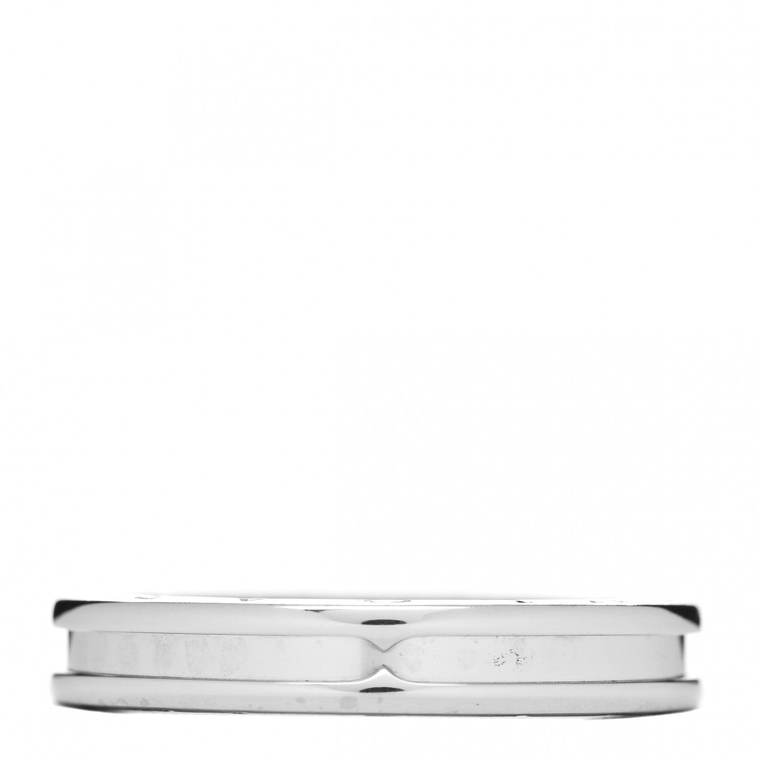 Bulgari 18K White Gold B.Zero1 One-Band Ring 69 12.5 1 of 6