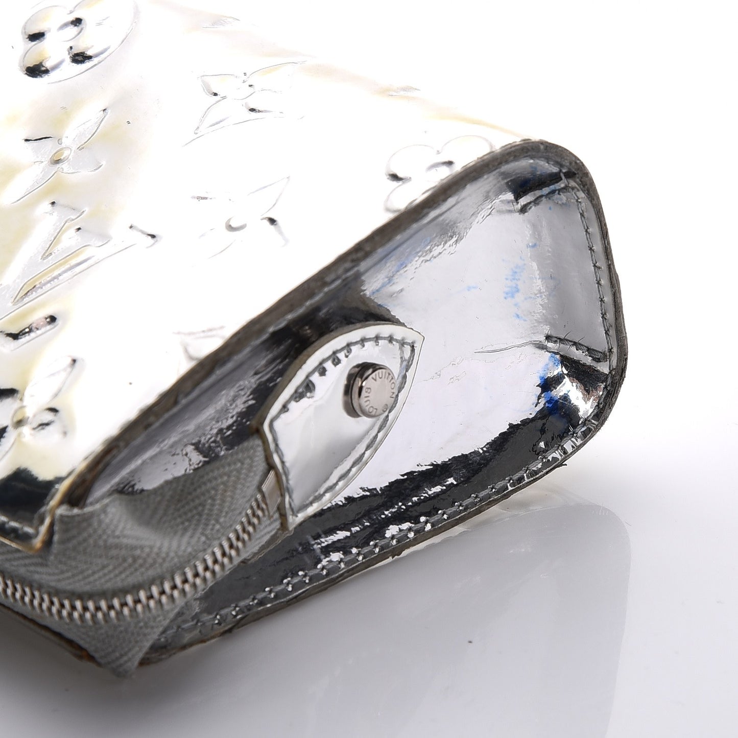 Monogram Miroir Trousse Cosmetic Bag Silver