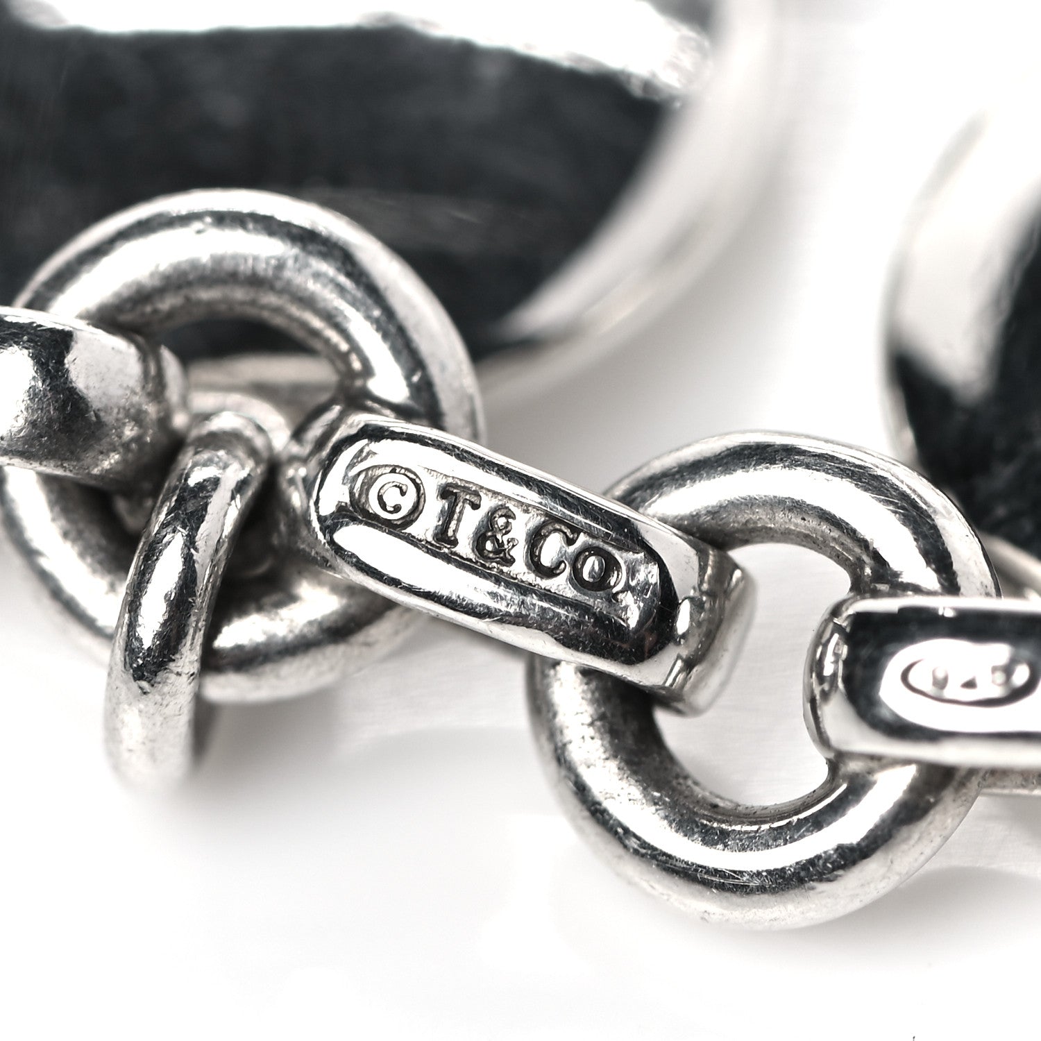 Tiffany Sterling Silver Multi Disc Charm Bracelet 6 of 7