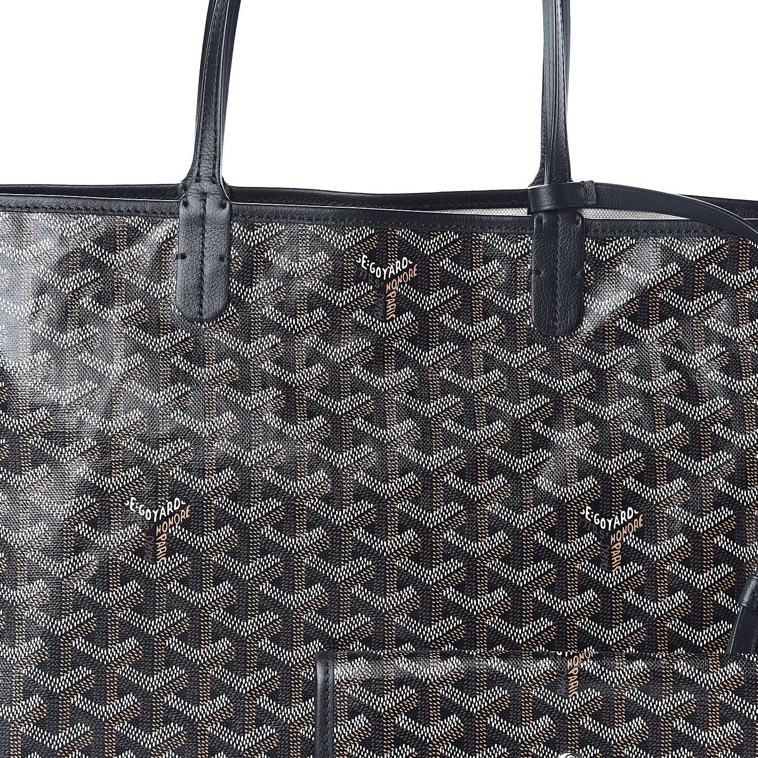 Goyard Goyardine Saint Louis PM Black 8 of 10