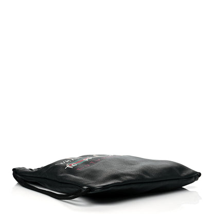 Gucci Calfskin Coco Capitan Logo Drawstring Backpack Black 4 of 10