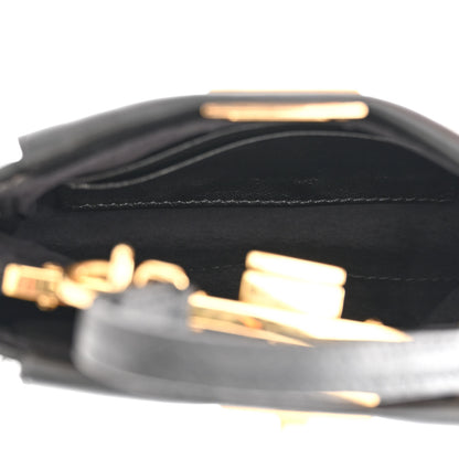 Fendi Nappa Micro Peekaboo Iconic Satchel Black 5 of 10