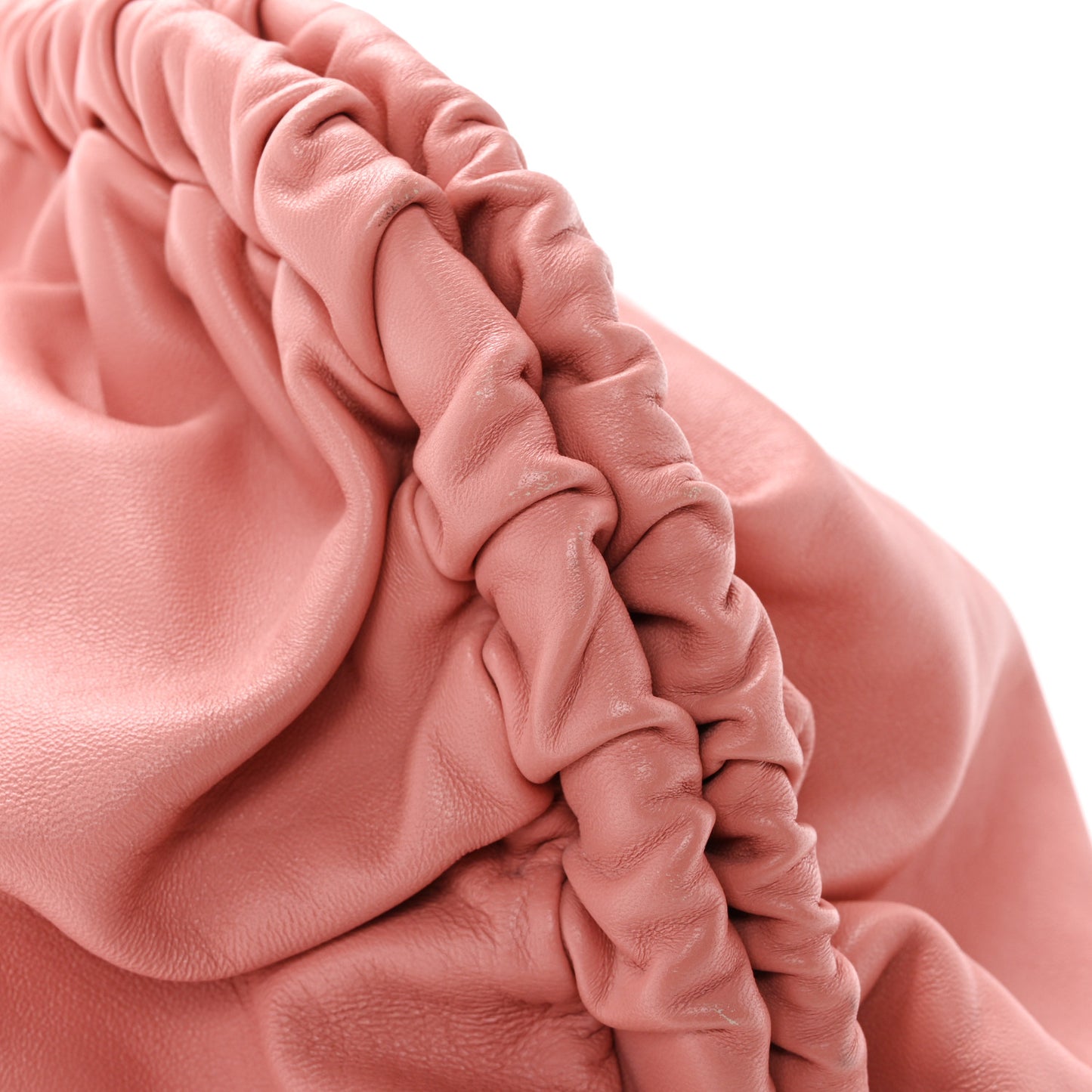 Lambskin Cloud Clutch Blush