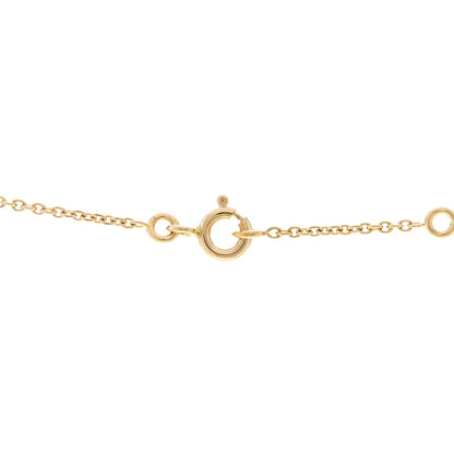 Christian Dior 18K Yellow Gold Diamond Turquoise Rose Des Vents Necklace 4 of 5