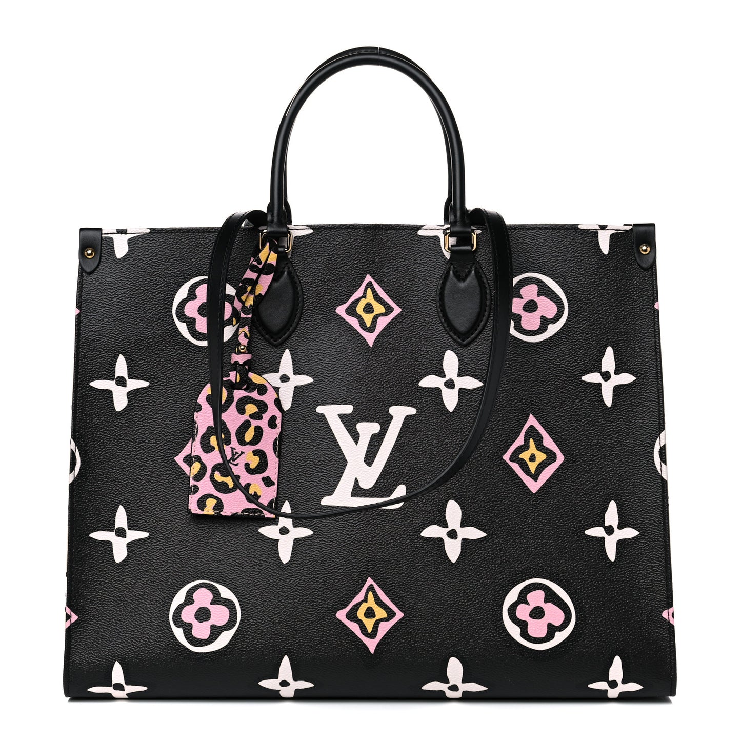 Monogram Giant Wild At Heart Onthego GM Black