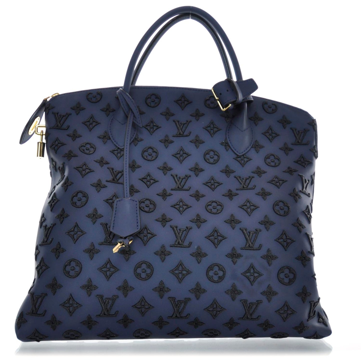 Monogram Addiction Vertical Lockit MM Blue