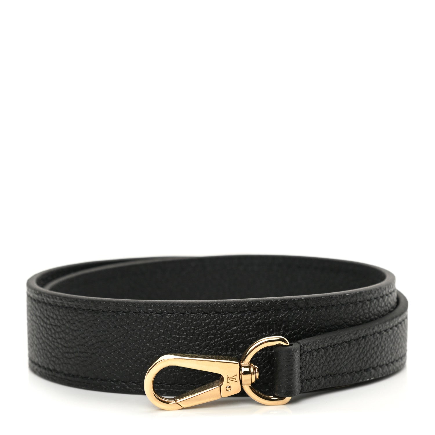 Louis Vuitton Calfskin Montaigne Shoulder Strap Black 1 of 5