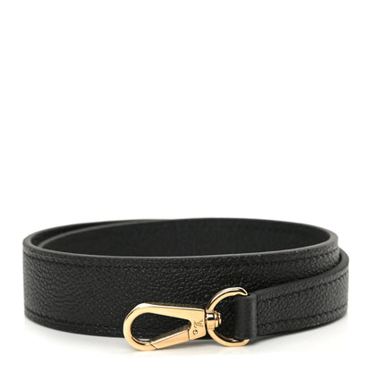 Louis Vuitton Calfskin Montaigne Shoulder Strap Black 1 of 5