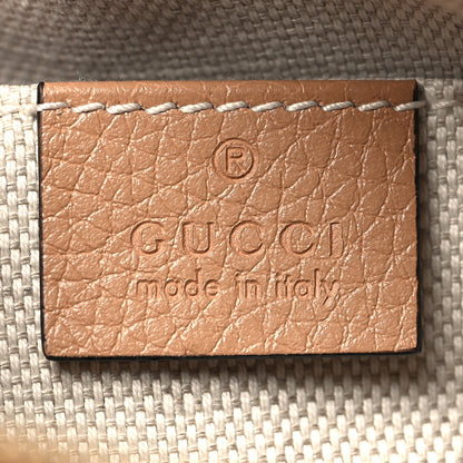 Gucci Pebbled Calfskin Small Soho Disco Bag Camelia 6 of 11