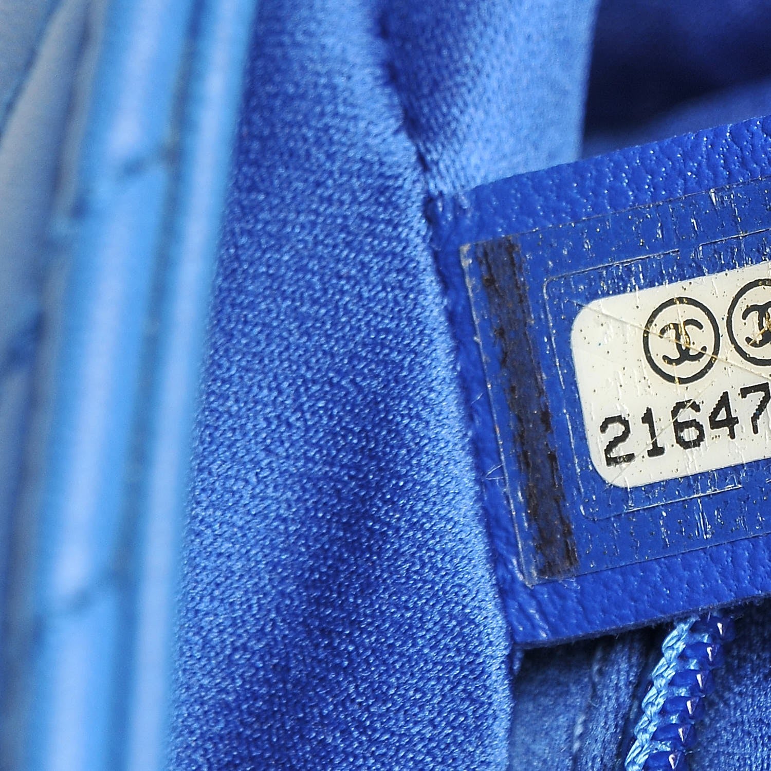 Chanel Lambskin Quilted Small CC Crossing Flap Blue 7 of 9