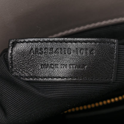 Saint Laurent Smooth Calfskin Matelasse Large Monogram Satchel Fog 7 of 20