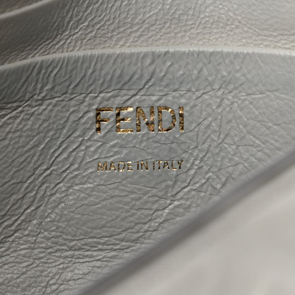 Fendi Nappa FF 1974 Embossed Mini Baguette White 5 of 16