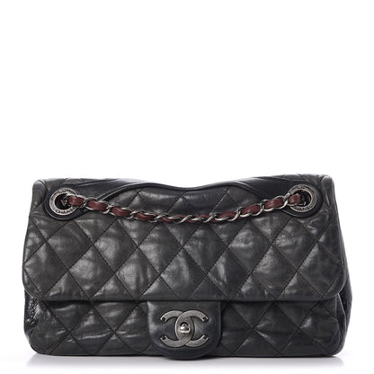 Chanel Iridescent Calfskin Medium In The Mix Flap Black 1 of 7